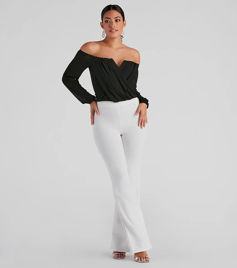 Sophisticated Chiffon Strapless Top