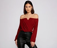 Sophisticated Chiffon Strapless Top