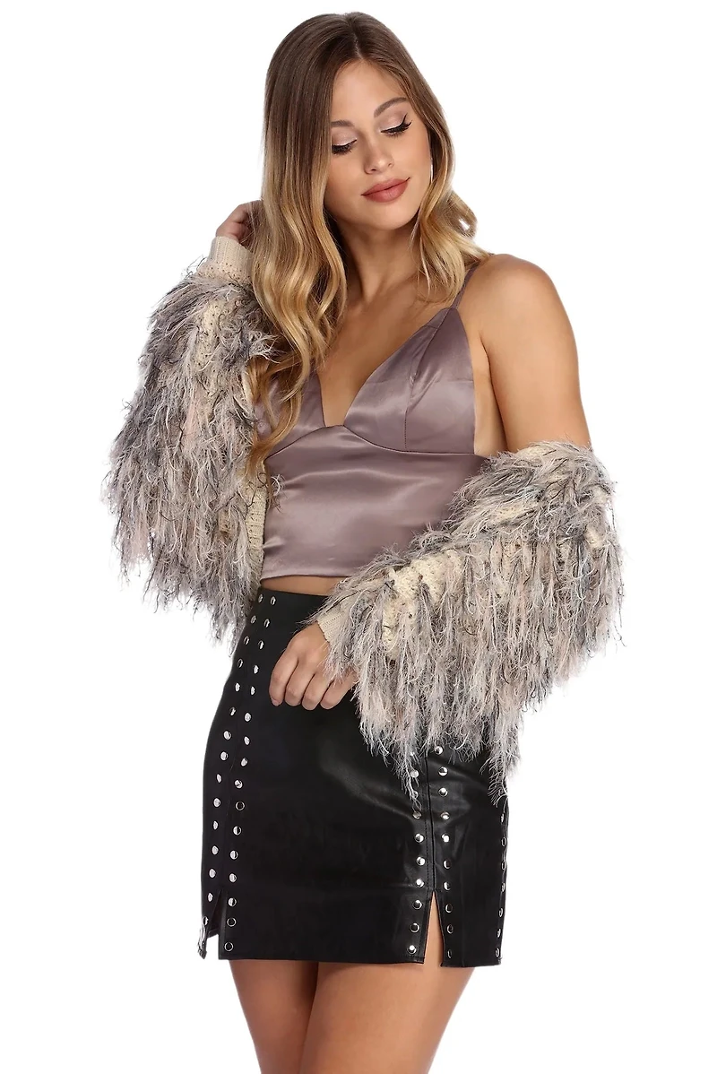 Satin Enchantment Crop Top