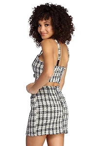 No Plaid Days Crop Top