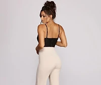 Get Structured Lace Bodysuit