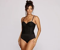 Get Structured Lace Bodysuit