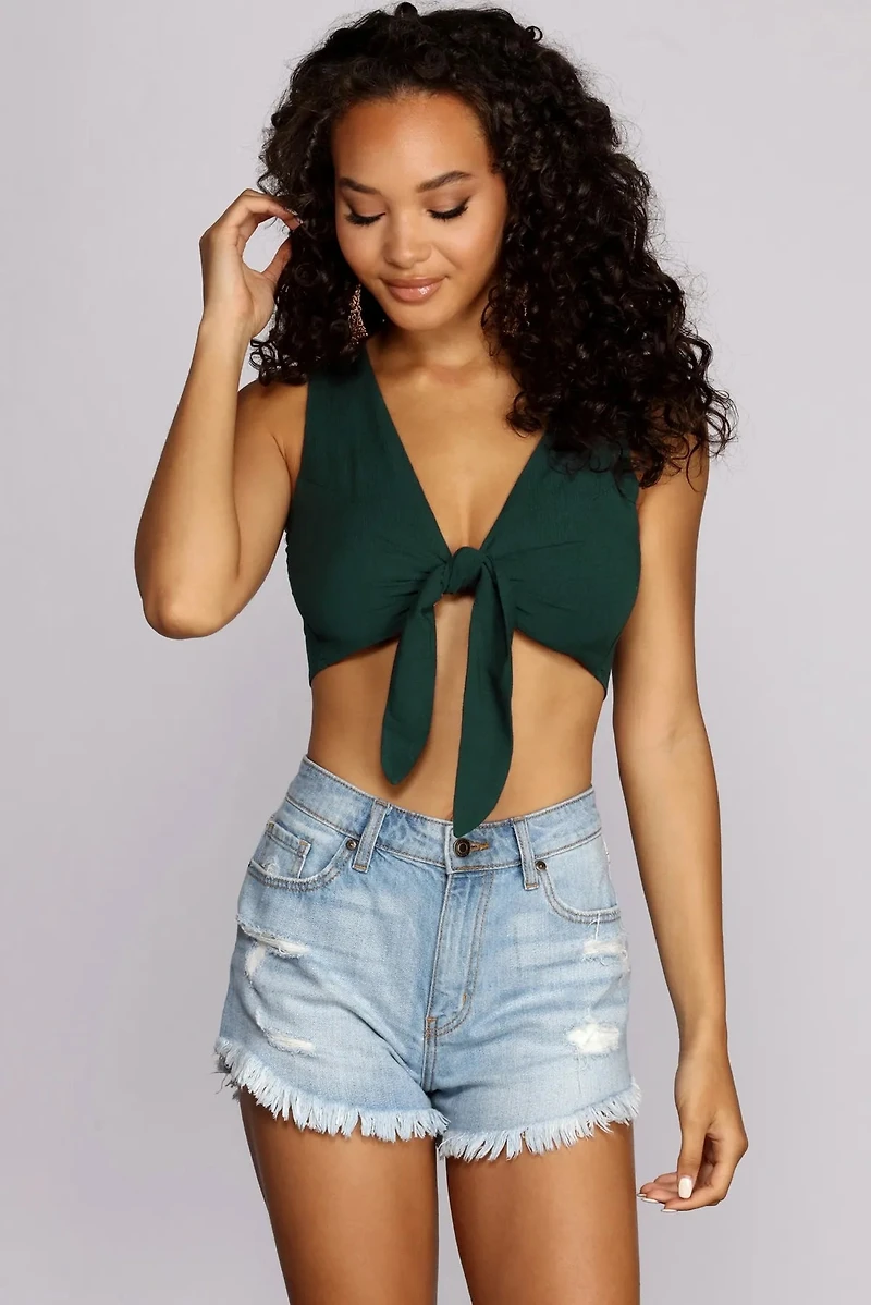 Tied To You Crop Top