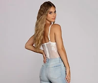 Boldly Beautiful Bustier Bodysuit