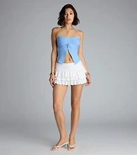 Knot Your Basic Flyaway Tube Top
