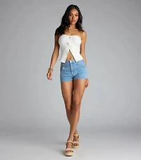 Knot Your Basic Flyaway Tube Top