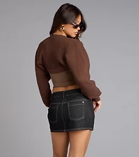 Cool Intentions Long Sleeve Knit Bolero