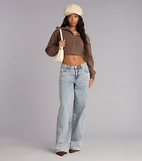 Cuddle Season Crop Sweater