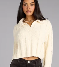 Effortless Edit Collar Knit Sweater