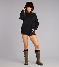 Weekend Mood Oversized Sweater