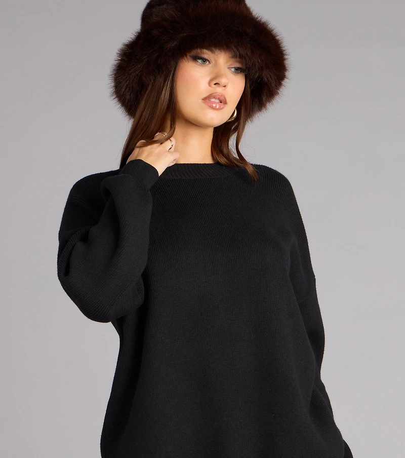 Weekend Mood Oversized Sweater