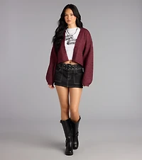 Cozy Crush Oversized Knit Cardigan