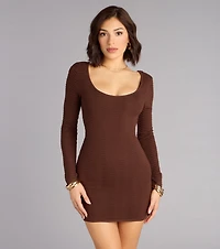 Sweet Twist Bodycon Mini Dress