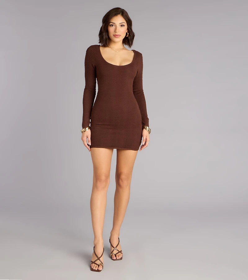 Sweet Twist Bodycon Mini Dress