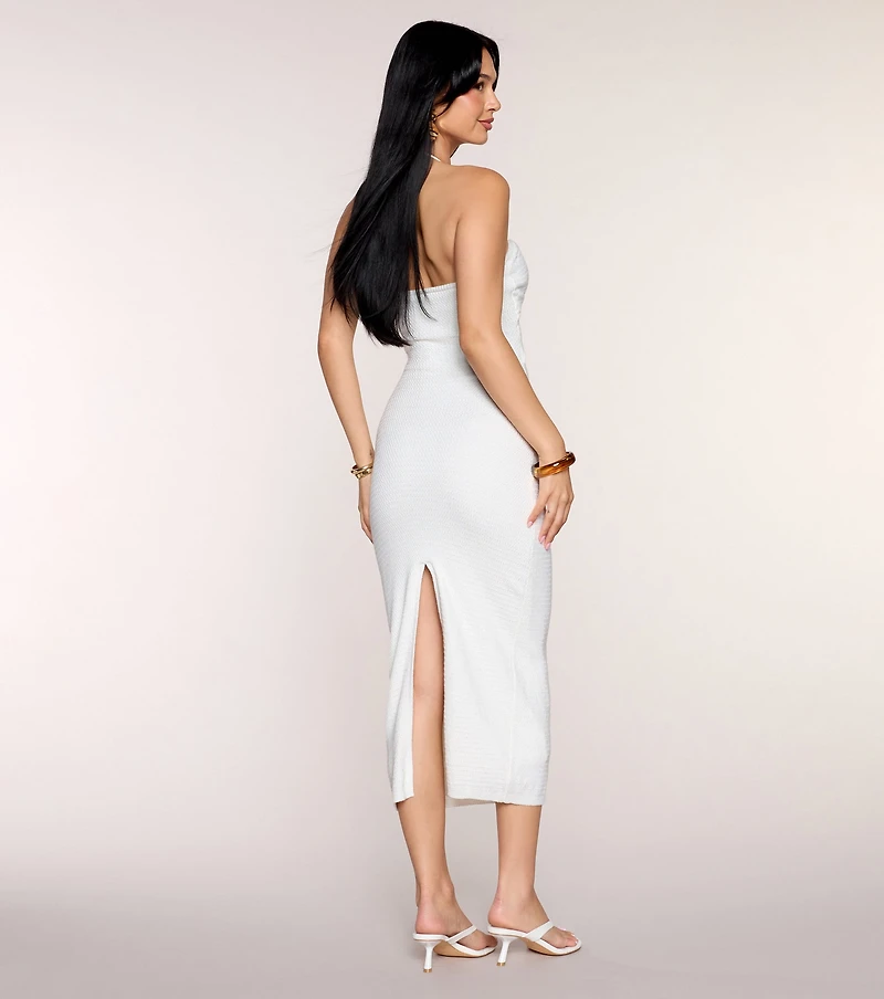 Seaside Stunner Halter Maxi Dress
