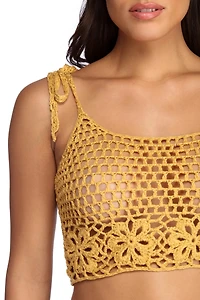 Slay Crochet Crop Top