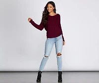 What's Knot To Like Pullover