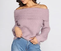 Effortlessly Pretty Eyelash Knit Sweater