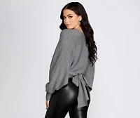 Wrapped And Cozy Sweater