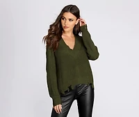 Distressed To Impress Sweater