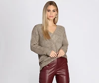 Off Shoulder V Neck Tunic