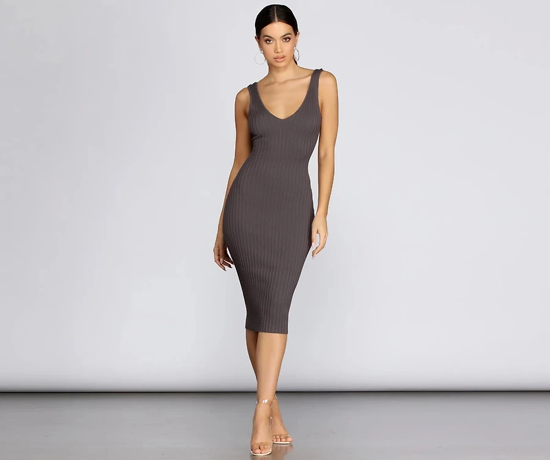 Gettin' Midi With It Dress