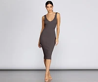 Gettin' Midi With It Dress