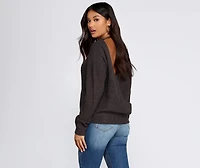 Pull Closer Wrap Sweater