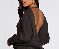 Pull Closer Wrap Sweater