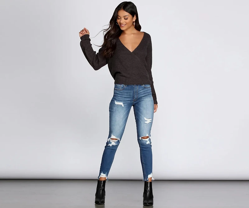 Pull Closer Wrap Sweater