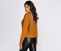 Pull Closer Wrap Sweater