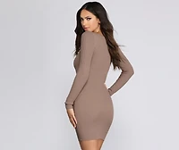 Totally Snap-Worthy Knit Dress