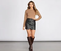 Bat Those Lashes Crop Top