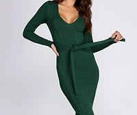 Tie It All Together Midi Dress