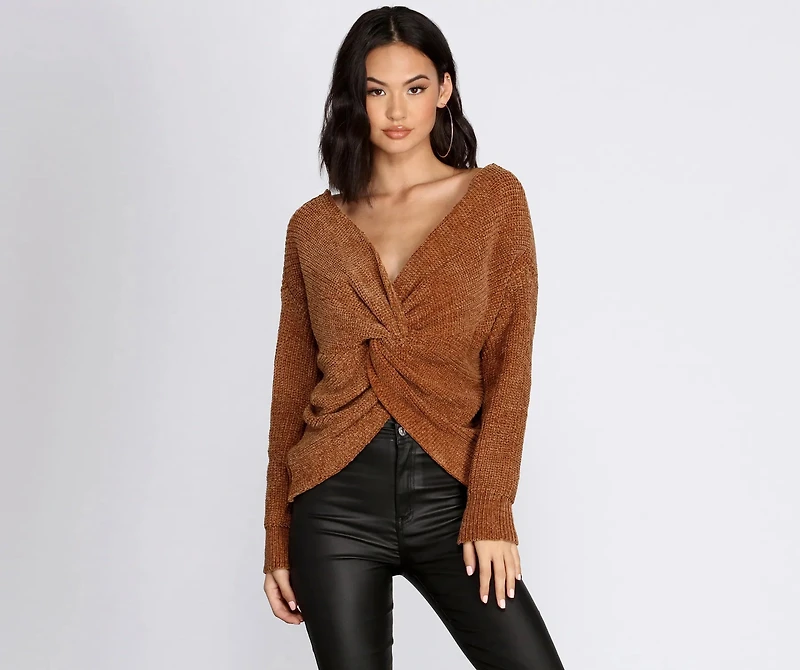 Ready To Chill Chenille Sweater