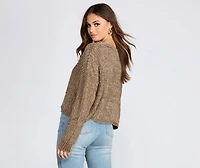 Soft and Snug Crop Sweater