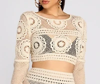 Crochet Chic Crop Top