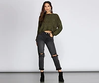 Soft and Snug Crop Sweater