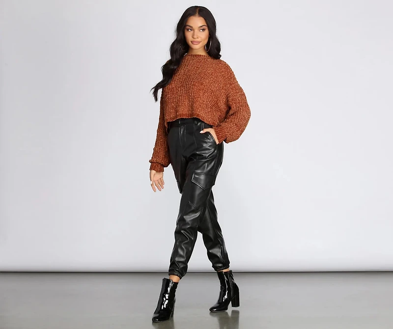 Soft and Snug Crop Sweater