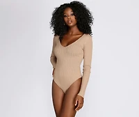 Basic Babe Sweater Bodysuit