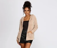 Chillin' Chenille Zip Hoodie