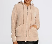 Chillin' Chenille Zip Hoodie