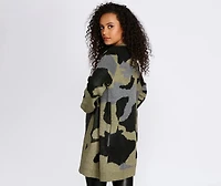 Cozy Camo Cardigan