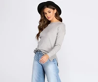 Classic Chic Dolman Sleeve Sweater