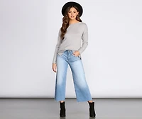 Classic Chic Dolman Sleeve Sweater
