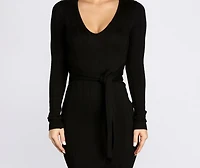 Tie It All Together Midi Dress