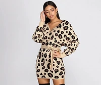 Feline Fierce Sweater Dress