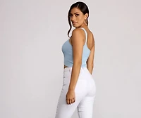 One Shoulder Wonder Crop Top
