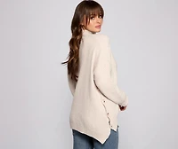 So Cozy Oversized Chenille Sweater