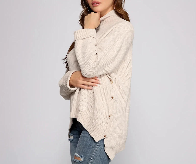 So Cozy Oversized Chenille Sweater
